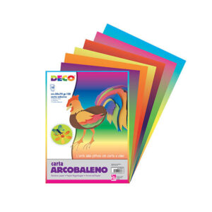 Carta ARCOBALENO Adesiva 50x70 cm.