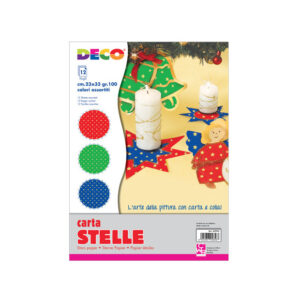 Carta STELLE 100 gr. COLORI ASSORTITI