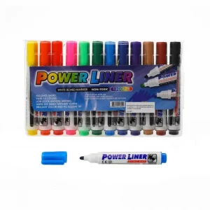 MARKER CANCELLABILI per LAVAGNE 12 pz.