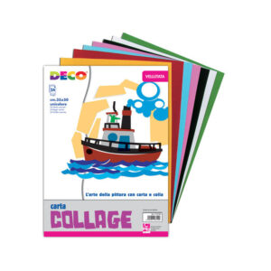 Carta VELLUTATA 35x50 cm. Unicolore 24 FF.