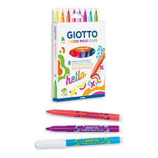 Pennarelli GIOTTO TURBO MAXI FLUO 8 colori