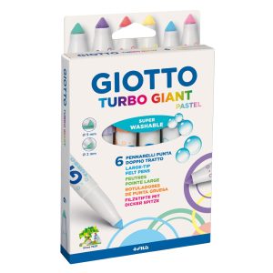 Pennarelli GIOTTO TURBO GIANT PASTEL 6 colori