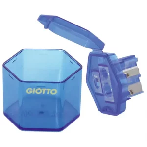 Temperino plastica 3 fori GIOTTO con serbatoio