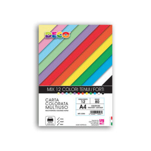 CARTA COLORATA Multiuso A4 12 FF.