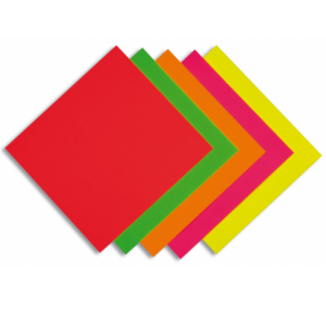 Cartoncini FLUORESCENTI 50x70 10 ff. colori assortiti