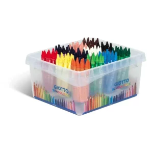 Pastelli cera GIOTTO SCHOOLPACK 144 pz. 12 colori