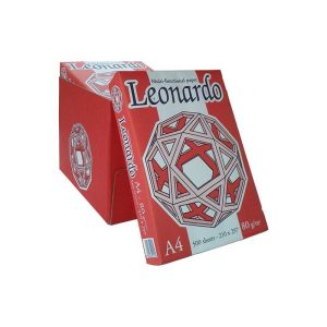Carta fotocopie risma 500 ff. gr. 80 A4 LEONARDO FABRIANO