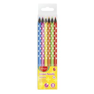 MATITE NEON KEYROAD TRIANGOLARI 6 pz.