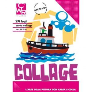 Album CARTA COLLAGE 35x50 cm. Monocolore 24 FF.