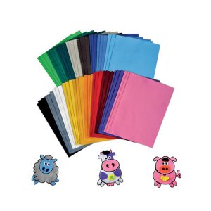 FOGLI FELTRO COLORI ASSORTITI PACK SCUOLA