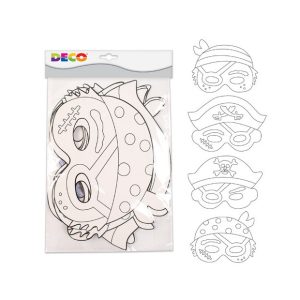 MASCHERE PIRATI DA DECORARE