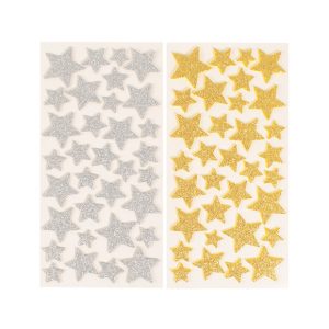 Stickers in Gomma Eva Glitter