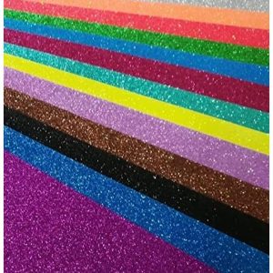 GOMMA EVA 40x60 cm. Glitter METAL e FLUO