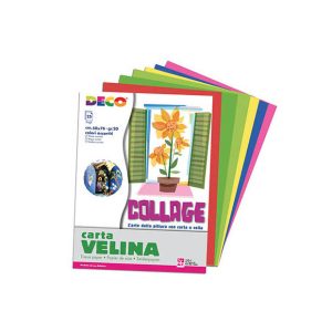 Carta Velina busta 25 fogli in 5 Colori Assortiti