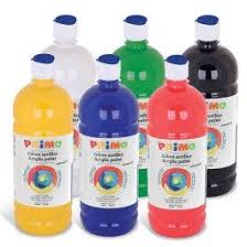 Colori Acrilici PRIMO flaconi 1000 ml.