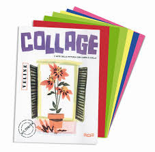 Carta Collage busta 12 Colori Assortiti