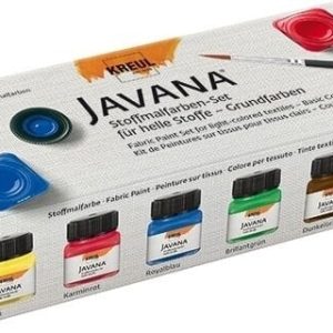 COLORI per TESSUTI JAVANA KREUL + PENNELLO