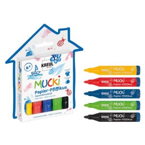 PENNARELLI ACQUERELLABILI MUCKI 5 pz