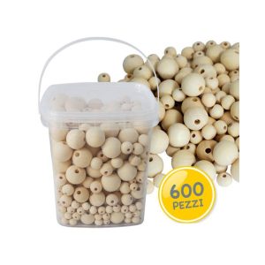 Perline Tonde in LEGNO