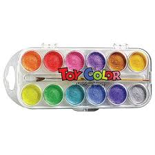 Acquerelli Perlati scatola 12 colori