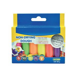 PLASTILINA SUPERSOFT 135 gr. 6 pz.