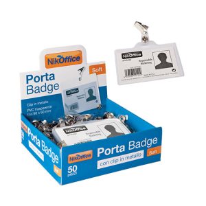 Portabadge scatola 50 pz.