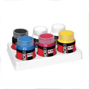 Confezione 6 flaconi assortiti COLORI ACRILICI