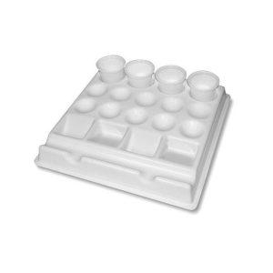 MAXI BACINELLA STUDIO con SCOMPARTI cm 28x28x4 h