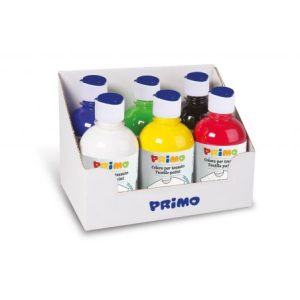 Colori per Tessuto scatola 6 flaconi 300 ml.