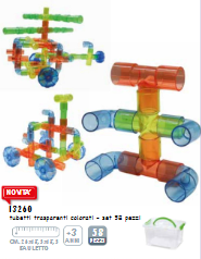 TUBETTI TRASPARENTI COLORATI