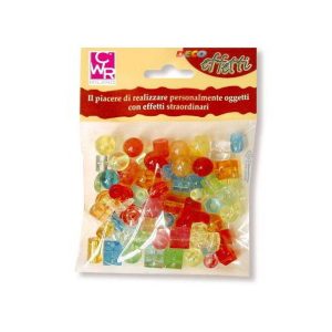 PERLE Kristall in forme e colori assortiti