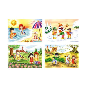Puzzle "Le 4 stagioni" in Cartone
