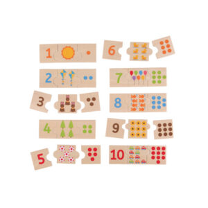 Domino Numeri in Legno