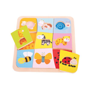 Mini puzzle in legno