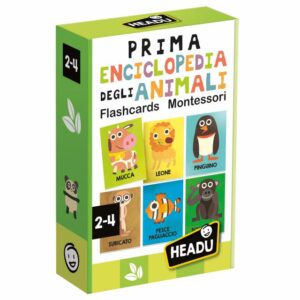 Prima Enciclopedia degli Animali Flashcards Montessori