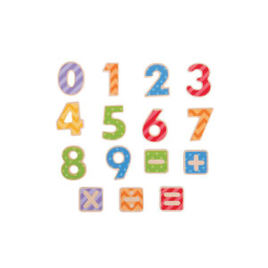 Numeri Magnetici in Legno