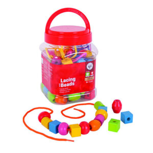 Barattolo Perle in Legno