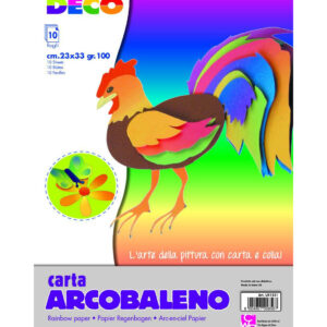 Carta ARCOBALENO 23x33 cm.