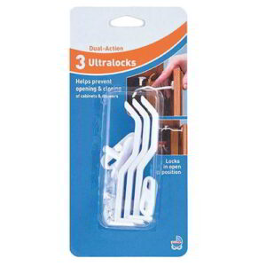 Set 3 chiusure di sicurezza cassetti/ante