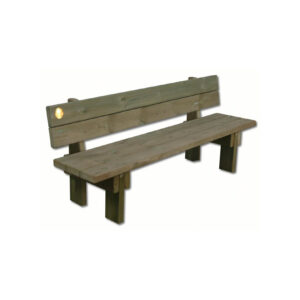 Panchina in Pino Nordico con Schienale