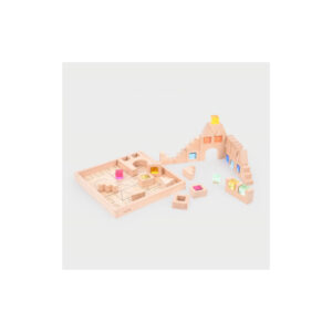 Blocchi in Legno con Gemme Colorate