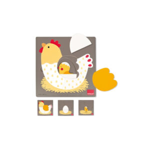 Puzzle 3 Livelli: Gallina
