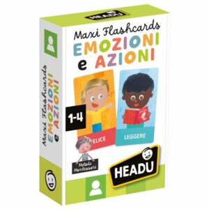 Maxi Flashcards Montessori: Emozioni e Azioni