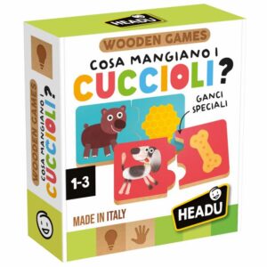 WOODEN GAMES: Cosa Mangiano i Cuccioli?