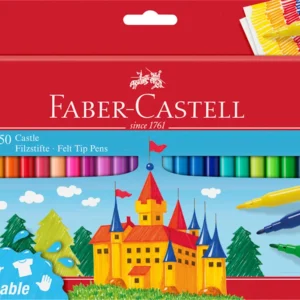 Pennarelli Faber-Castell Scatola 50 Colori