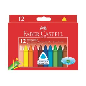 Pastelli a Cera Triangolari Scatola 12 pz.